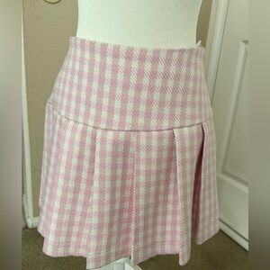 Barbie Pink Plaid Women's Skirt